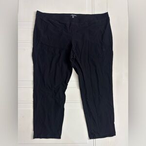 Eileen Fisher Women’s Size 1X XL Black Cropped Leggings Pants Viscose